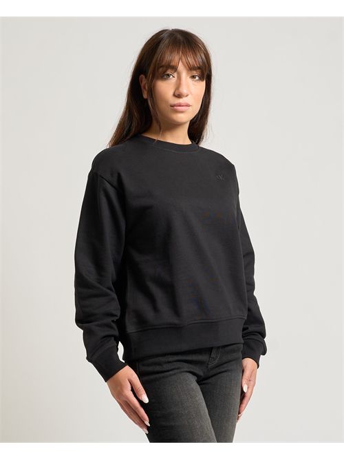 Felpa in spugna di cotone Calvin Klein donna CALVIN KLEIN | LV047B236GUB1
